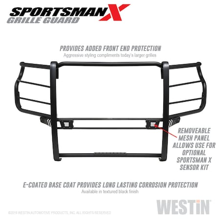 Westin Automotive 20-C SILVERADO 2500/3500 SPORTSMAN X GRILLE GUARD TEXTURED BLACK 40-33995